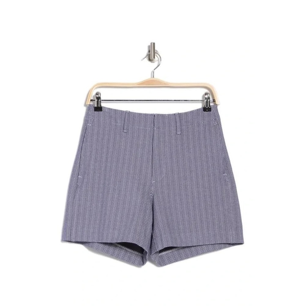 Rag & Bone Elvy Chevron Shorts Womens 10 Navy $298 - Picture 4 of 12
